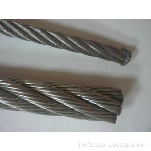Decorative 5mm 304 Stainless Steel Wire Rope 6x19+IWRC 1570